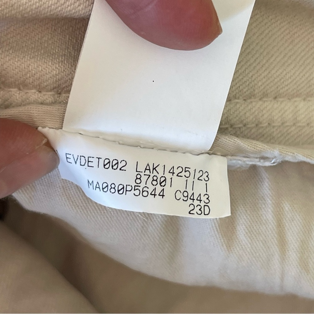 NEW Zara Short Demin Jumpsuit Z1975 White Size Small NWT - Picture 6 of 10
